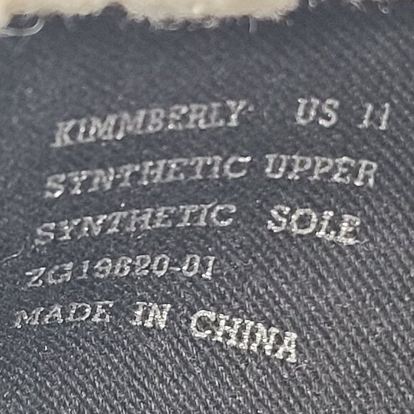 Bebe Kimmberly Women's Black Ankle High Laced Chunky Heels Boots US Size 11 NWOT - Picture 12 of 12